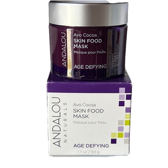 Andalou Naturals Other - Andalou Naturals Skin Food Mask Avo Cocoa Age Defying 1 7 oz 50 g Cruelty-Free